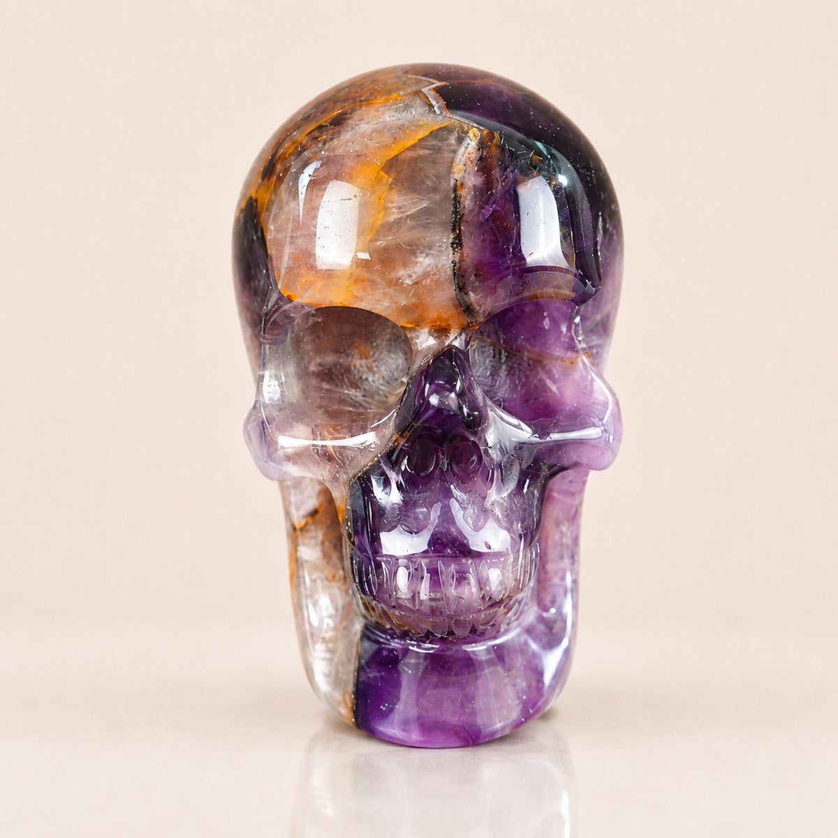 2,2 Zoll Amethyst Totenkopf