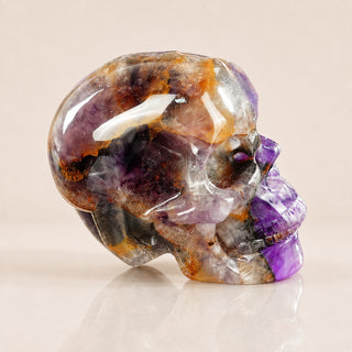 2,2 Zoll Amethyst Totenkopf
