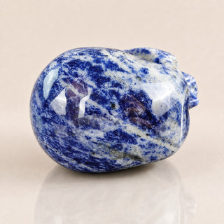 Crâne en sodalite de 3 pouces