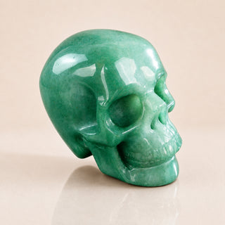 3-inch Green Aventurine Skull