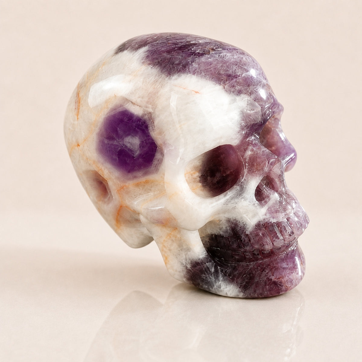3-inch Dream Amethyst Skull