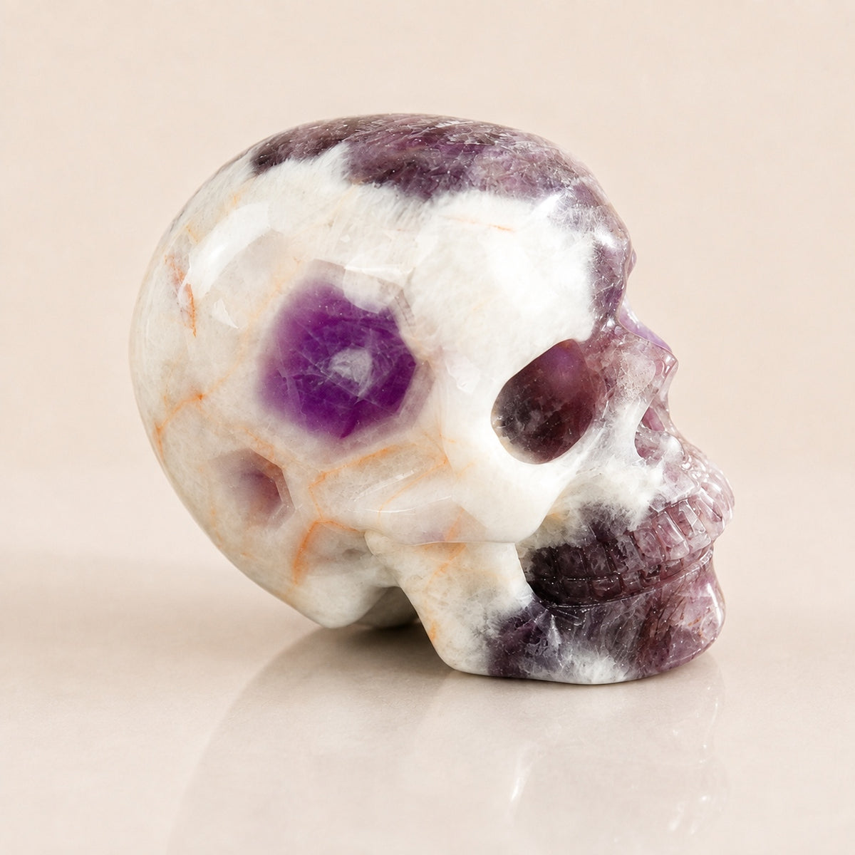 3-inch Dream Amethyst Skull