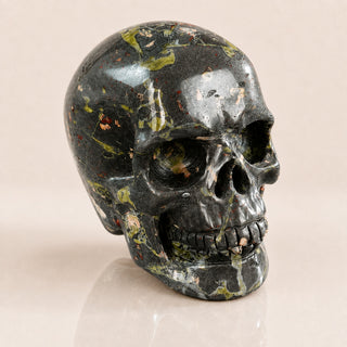 3-inch Plum Blossom Jade Skull