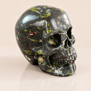 3-inch Plum Blossom Jade Skull