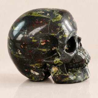 3-inch Plum Blossom Jade Skull