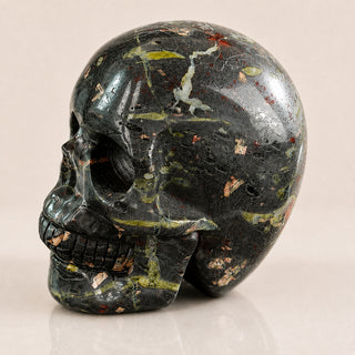 3-inch Plum Blossom Jade Skull