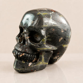 3-inch Plum Blossom Jade Skull