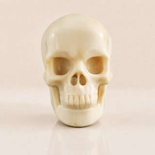 3-inch Ivory Jade Skull