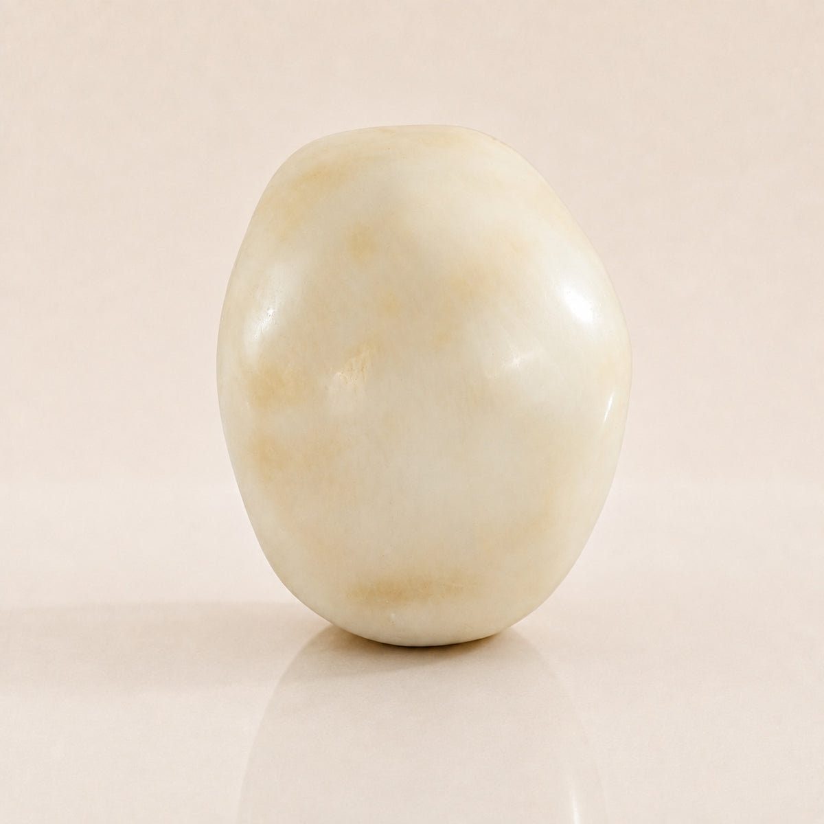 3-inch Ivory Jade Skull