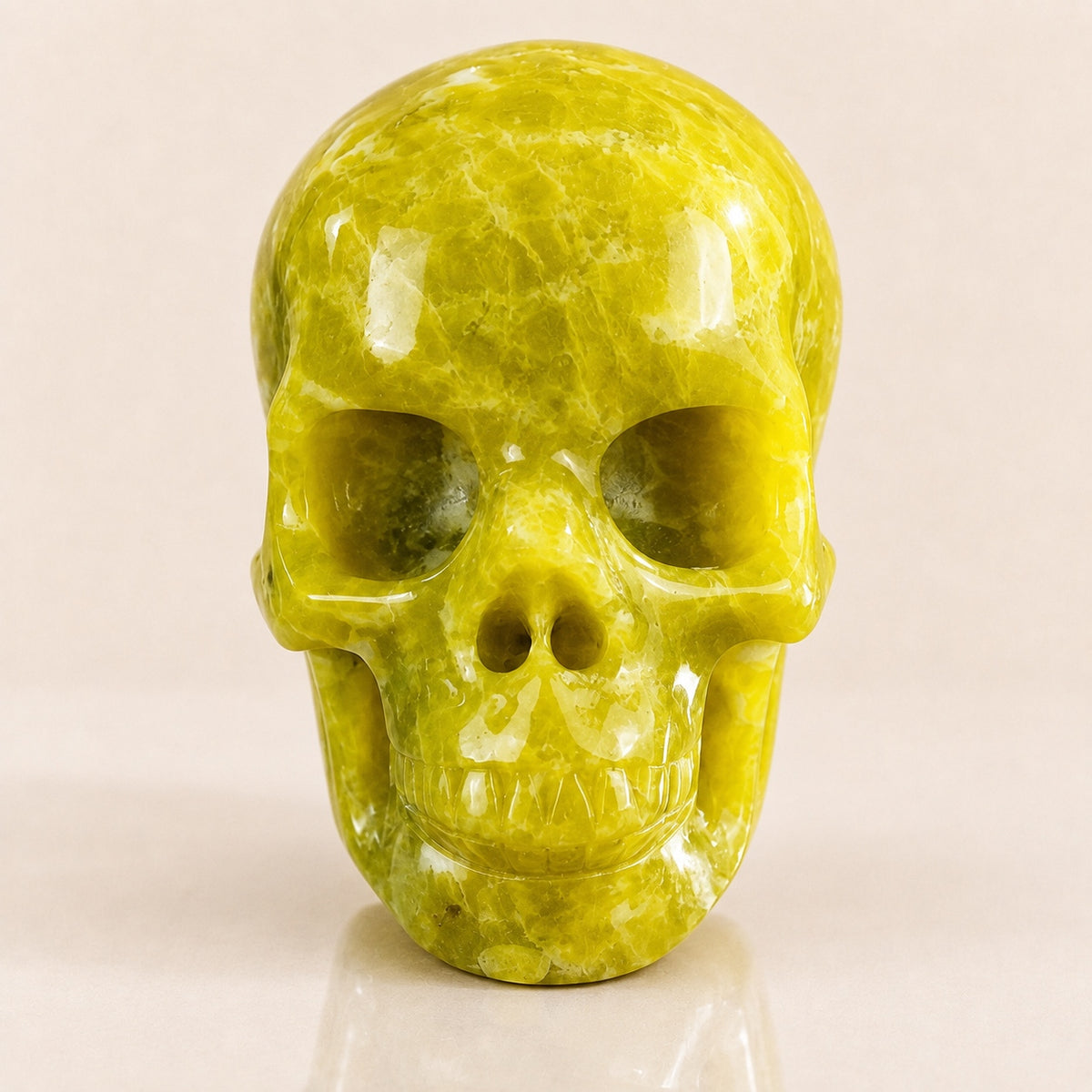 3-inch Serpentine Jade Skull