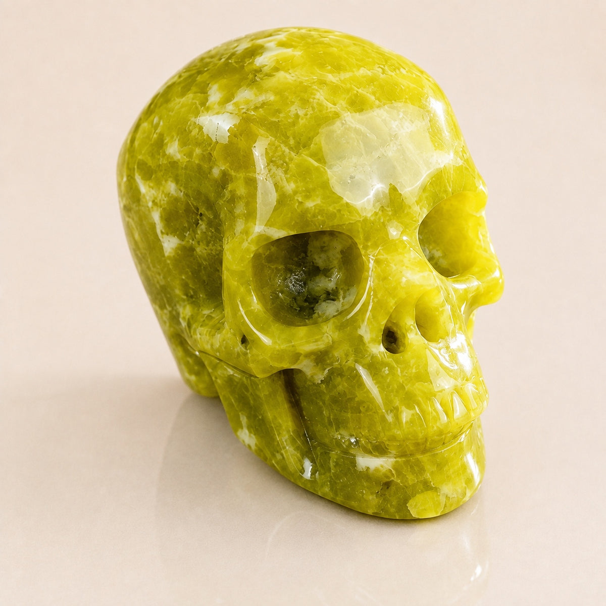 3-inch Serpentine Jade Skull