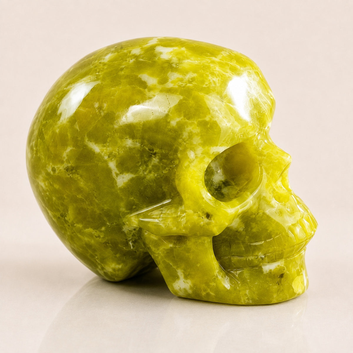 3-inch Serpentine Jade Skull