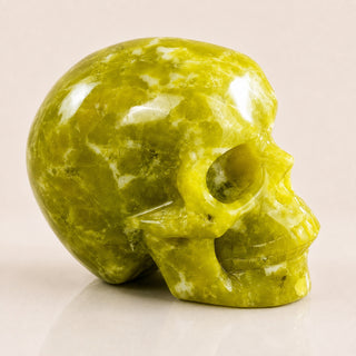3-inch Serpentine Jade Skull