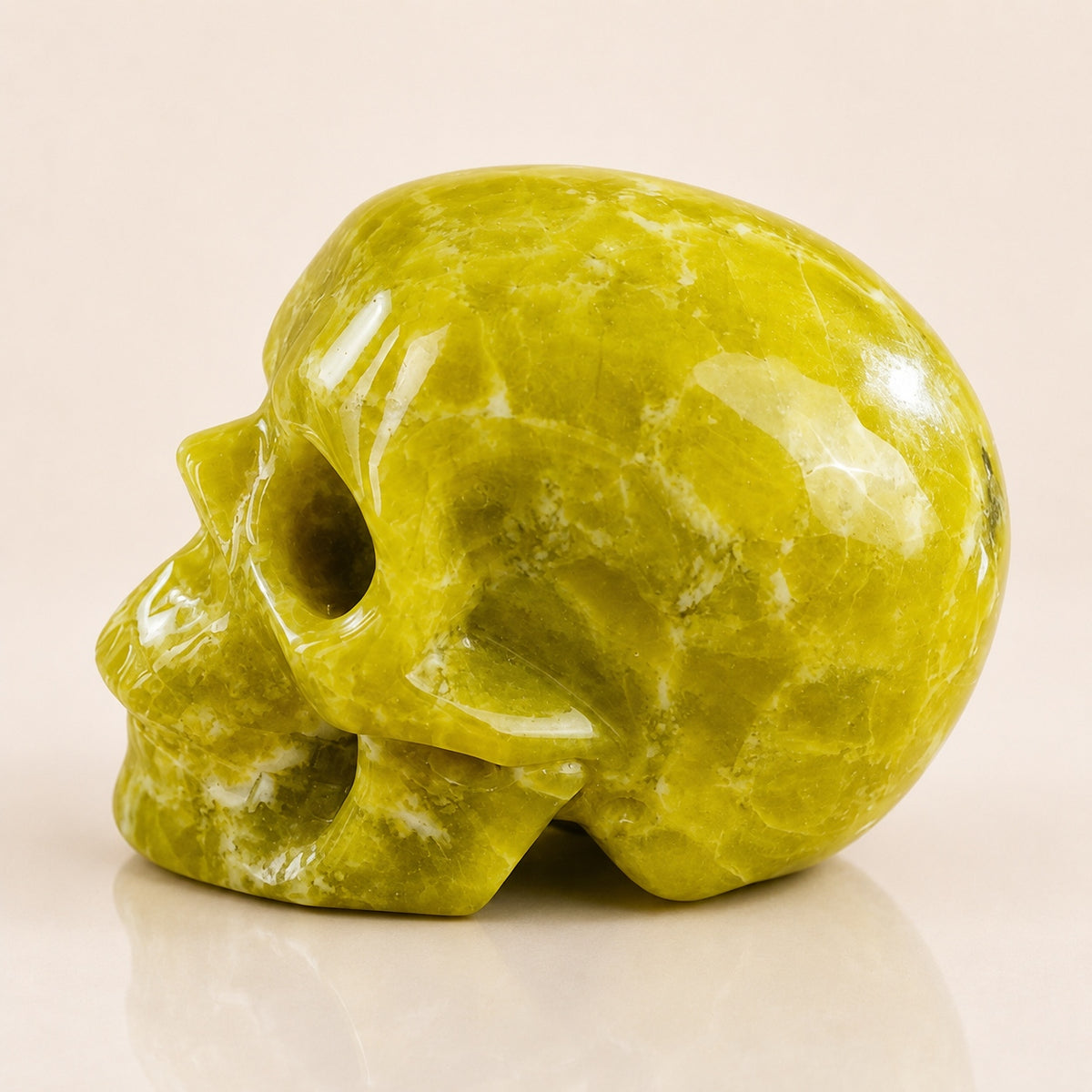 3-inch Serpentine Jade Skull