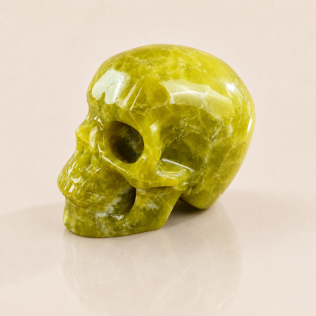 3-inch Serpentine Jade Skull