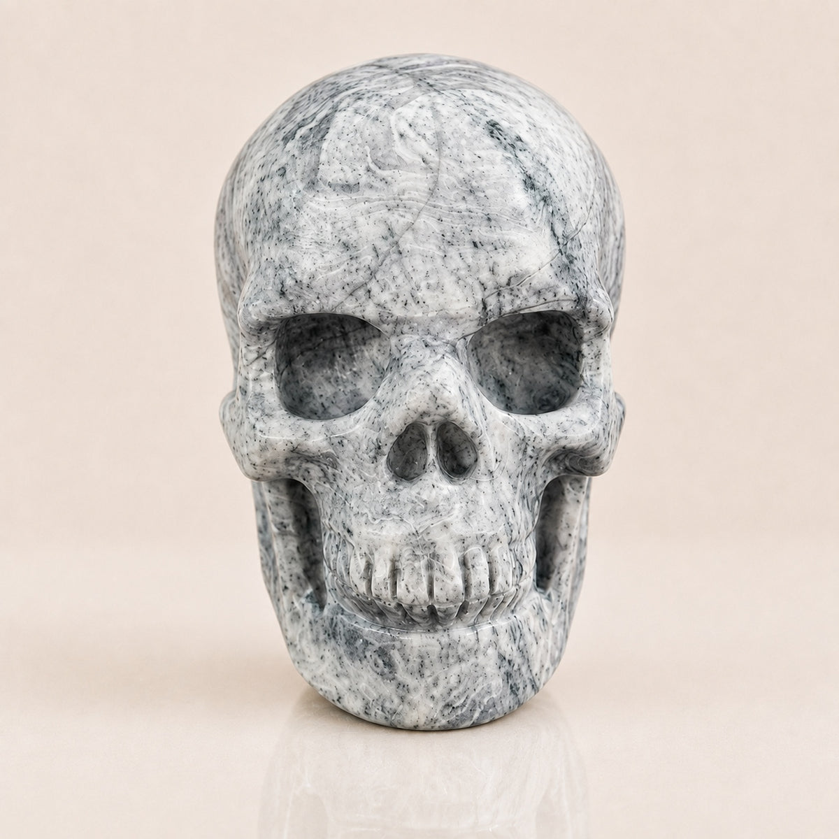 3-inch Purple Malachite Skull
