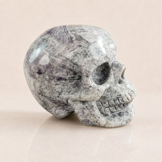 3-inch Purple Malachite Skull
