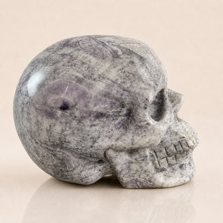 3-inch Purple Malachite Skull