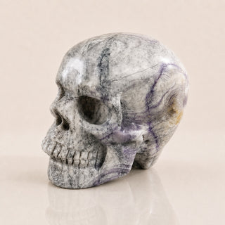 3-inch Purple Malachite Skull