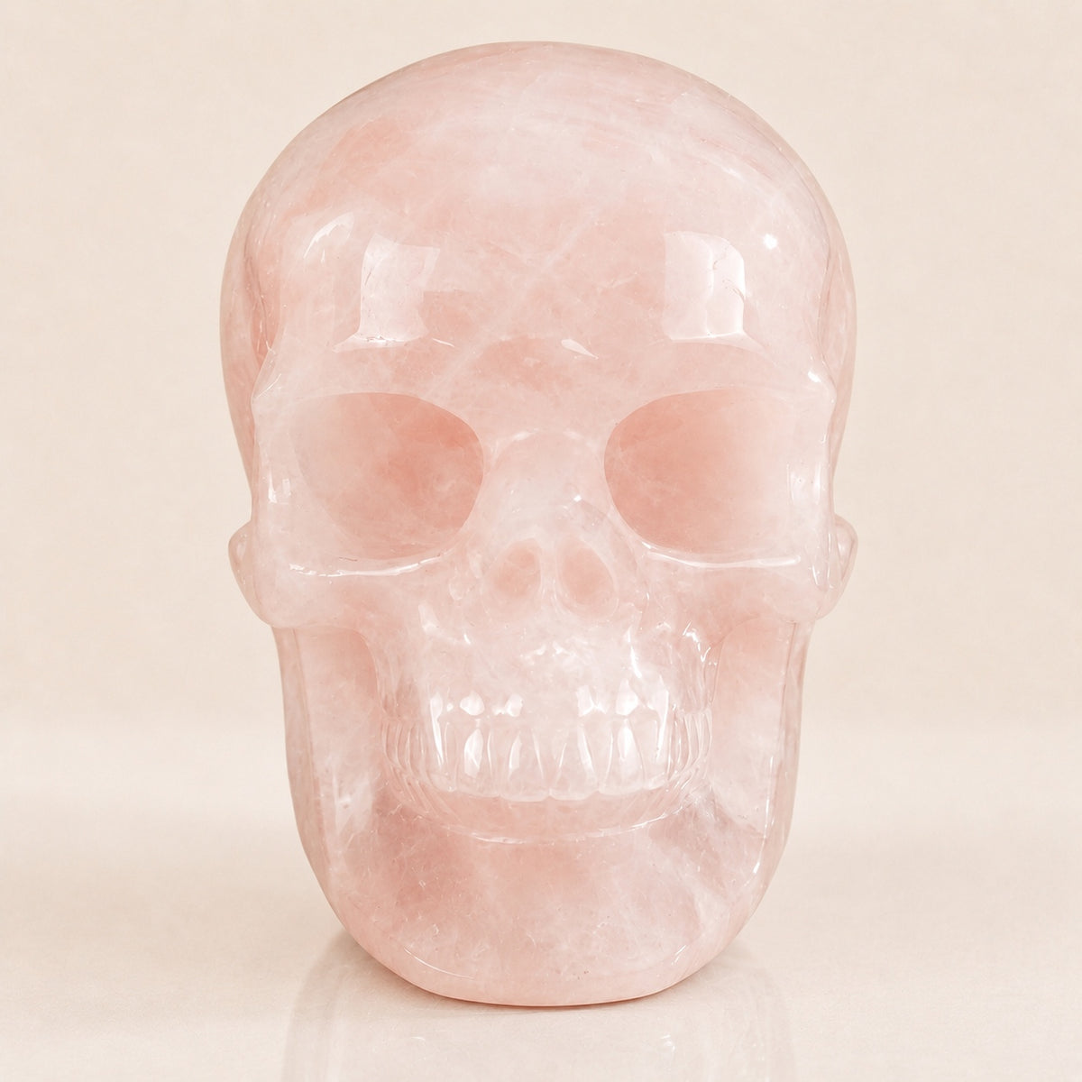 4.5-inch Rose Quartz Skull
