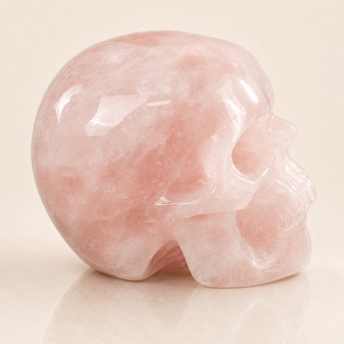4.5-inch Rose Quartz Skull