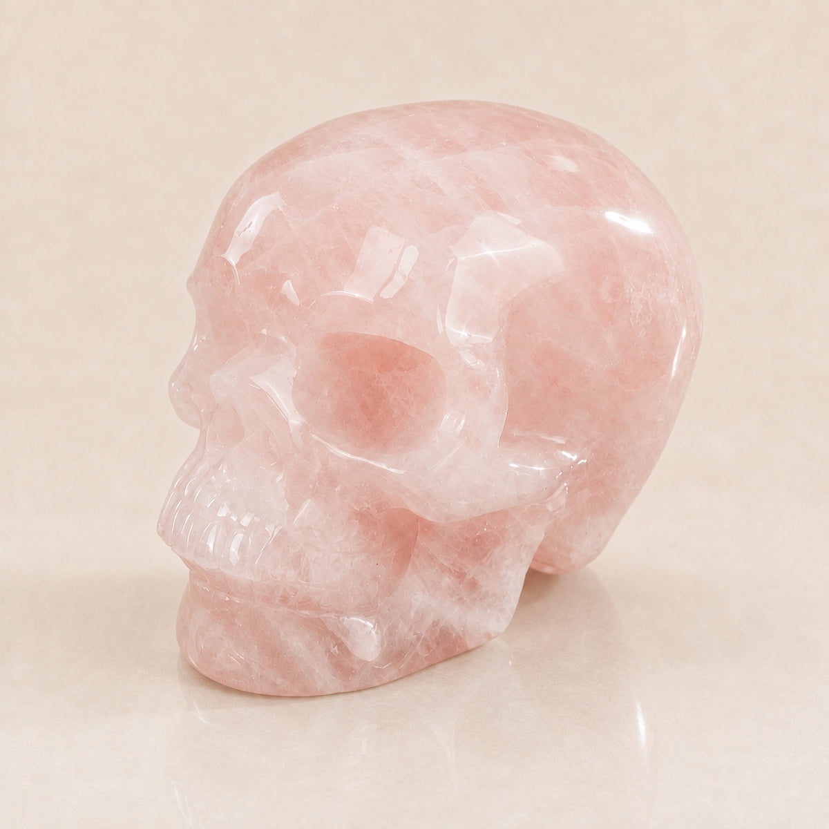 4.5-inch Rose Quartz Skull