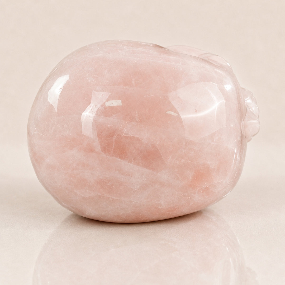 4.5-inch Rose Quartz Skull