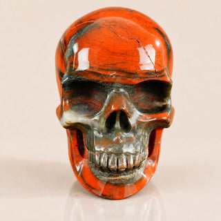 4.5-inch Red Jasper Skull