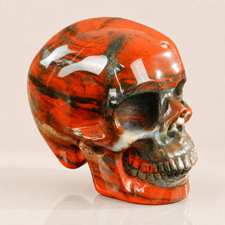 4.5-inch Red Jasper Skull