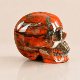 4.5-inch Red Jasper Skull