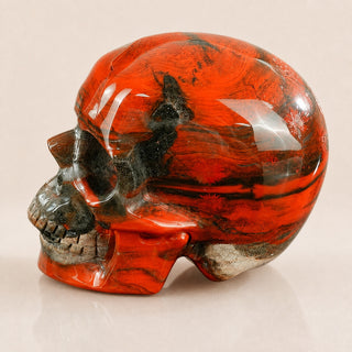 4.5-inch Red Jasper Skull