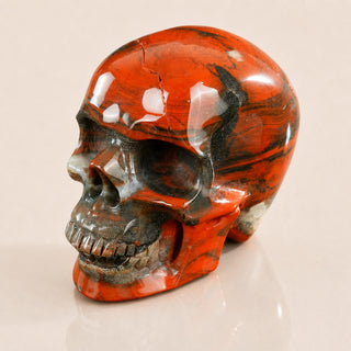 4.5-inch Red Jasper Skull