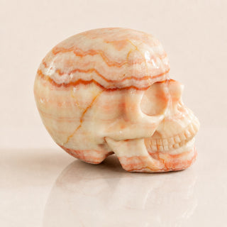 4.5-inch Zebra Jasper Skull