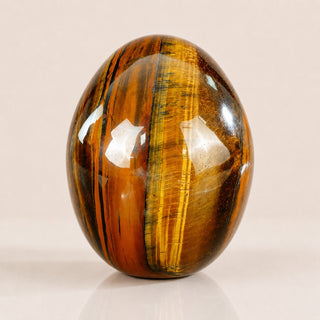 4.5-inch Tiger Eye Skull