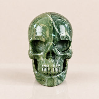 4.5-inch Nine Dragon Jade Skull