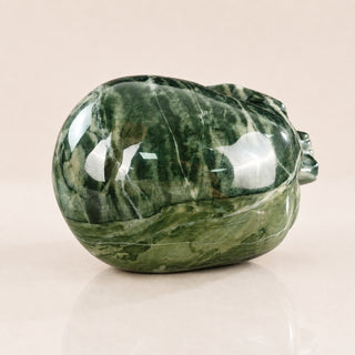 4.5-inch Nine Dragon Jade Skull