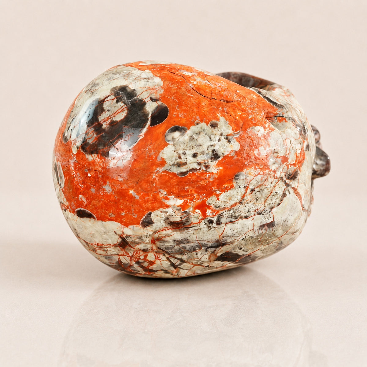4.5-inch Money agate Skull