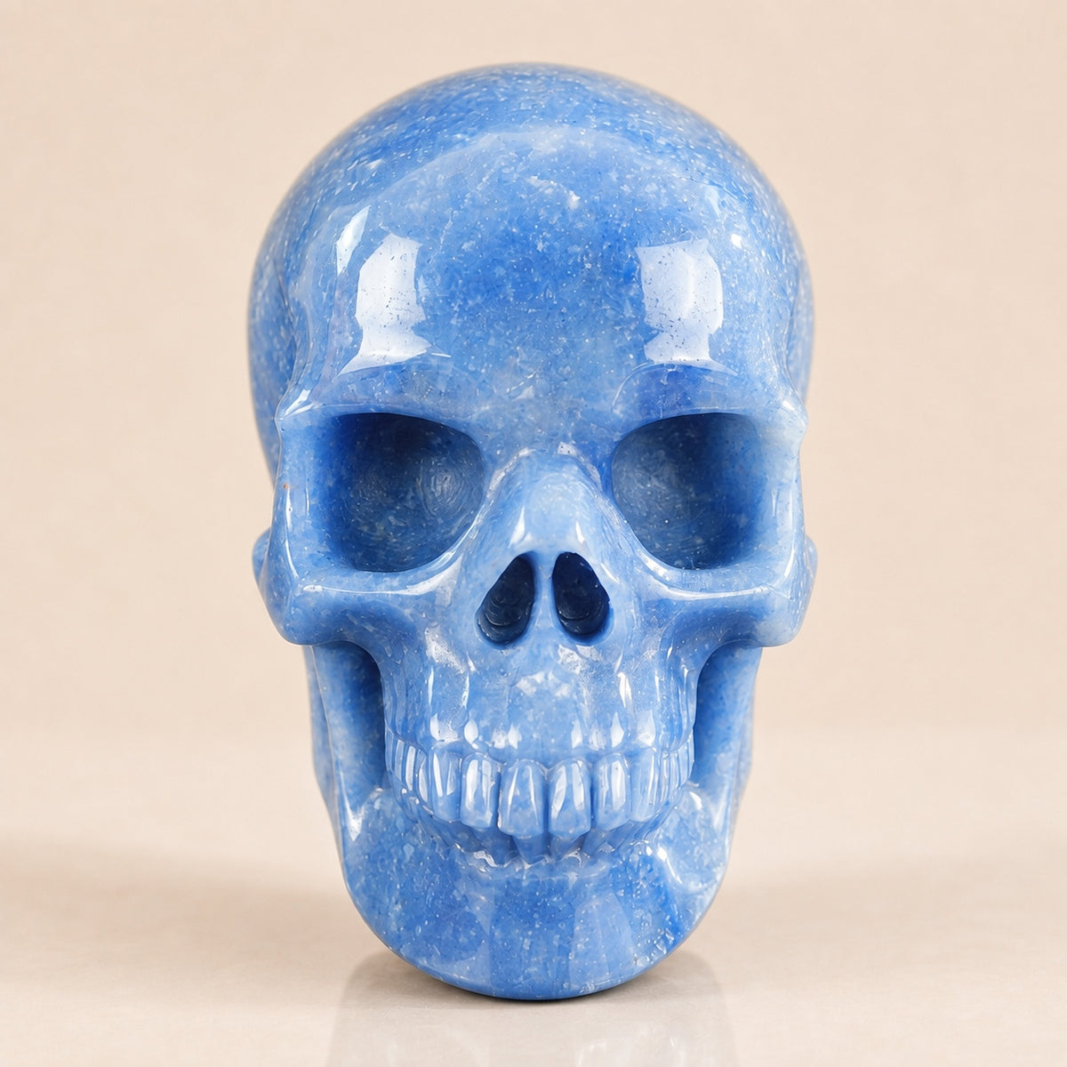 4.5-inch Blue Aventurine Skull