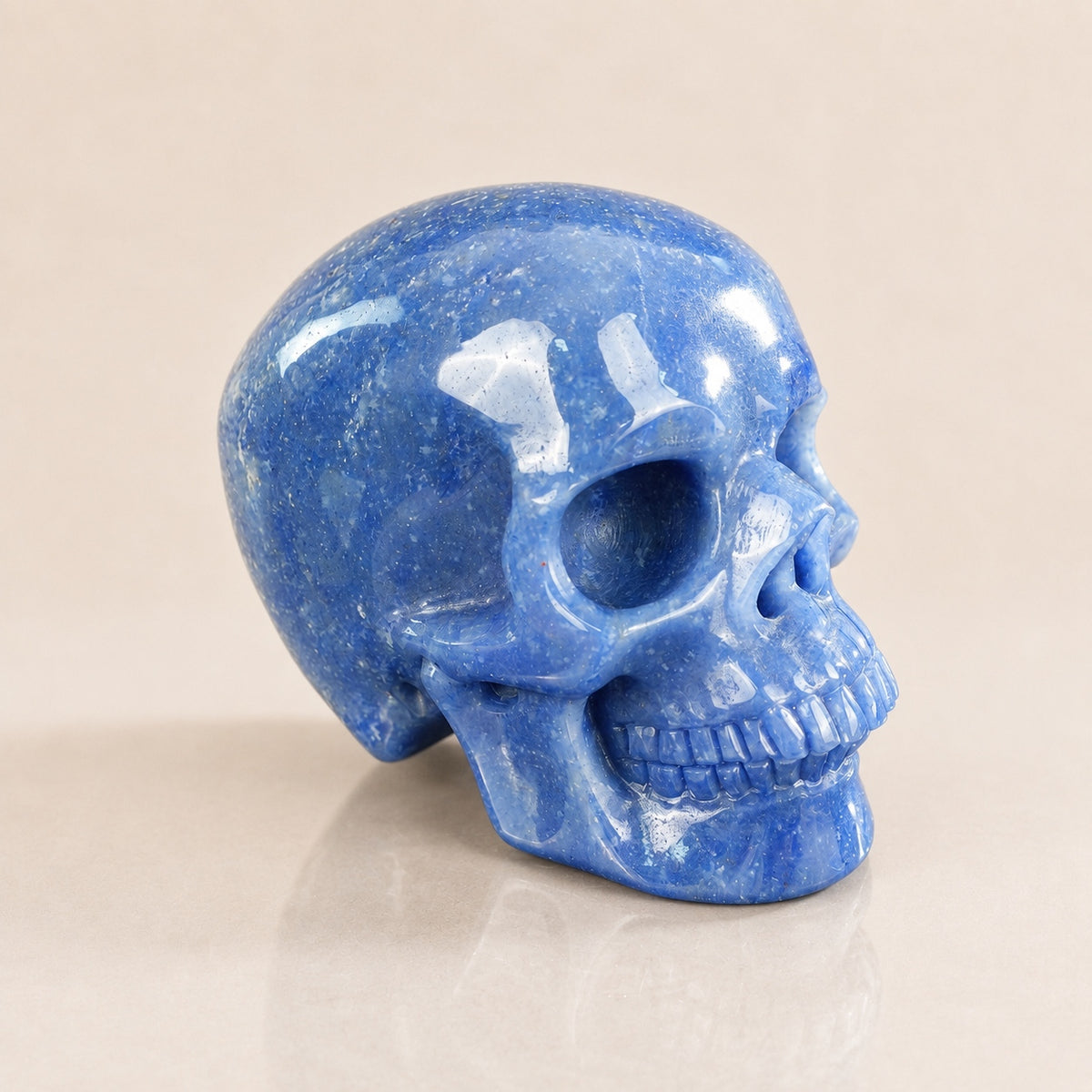 4.5-inch Blue Aventurine Skull