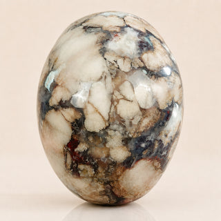4.5-inch Blue Flower Agate Skull