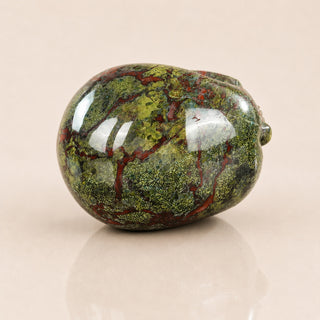 4.5-inch Dragon Blood Jasper Skull