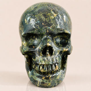 4.5-inch Plum Blossom Jade Skull
