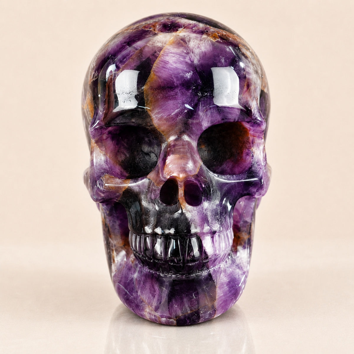 4.5-inch Dreamy Amethyst Skull
