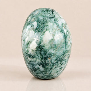 4.5-inch Moss Agate Skull