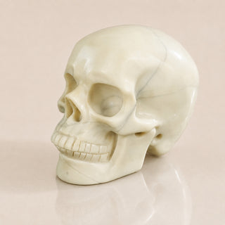 4.5-inch Ivory Jade Skull