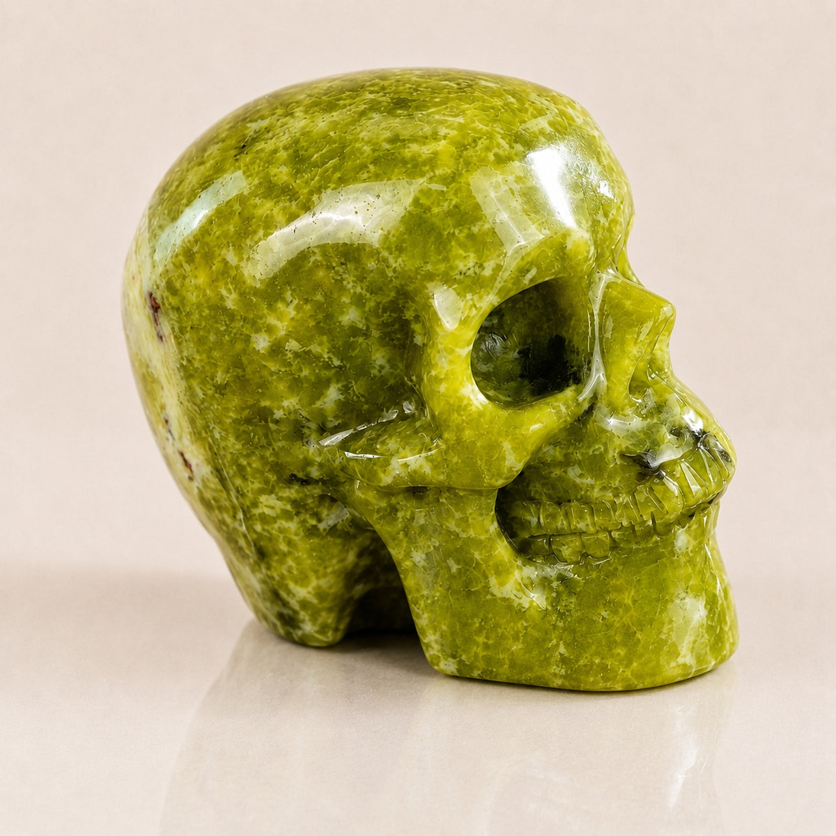 4.5-inch Serpentine Skull