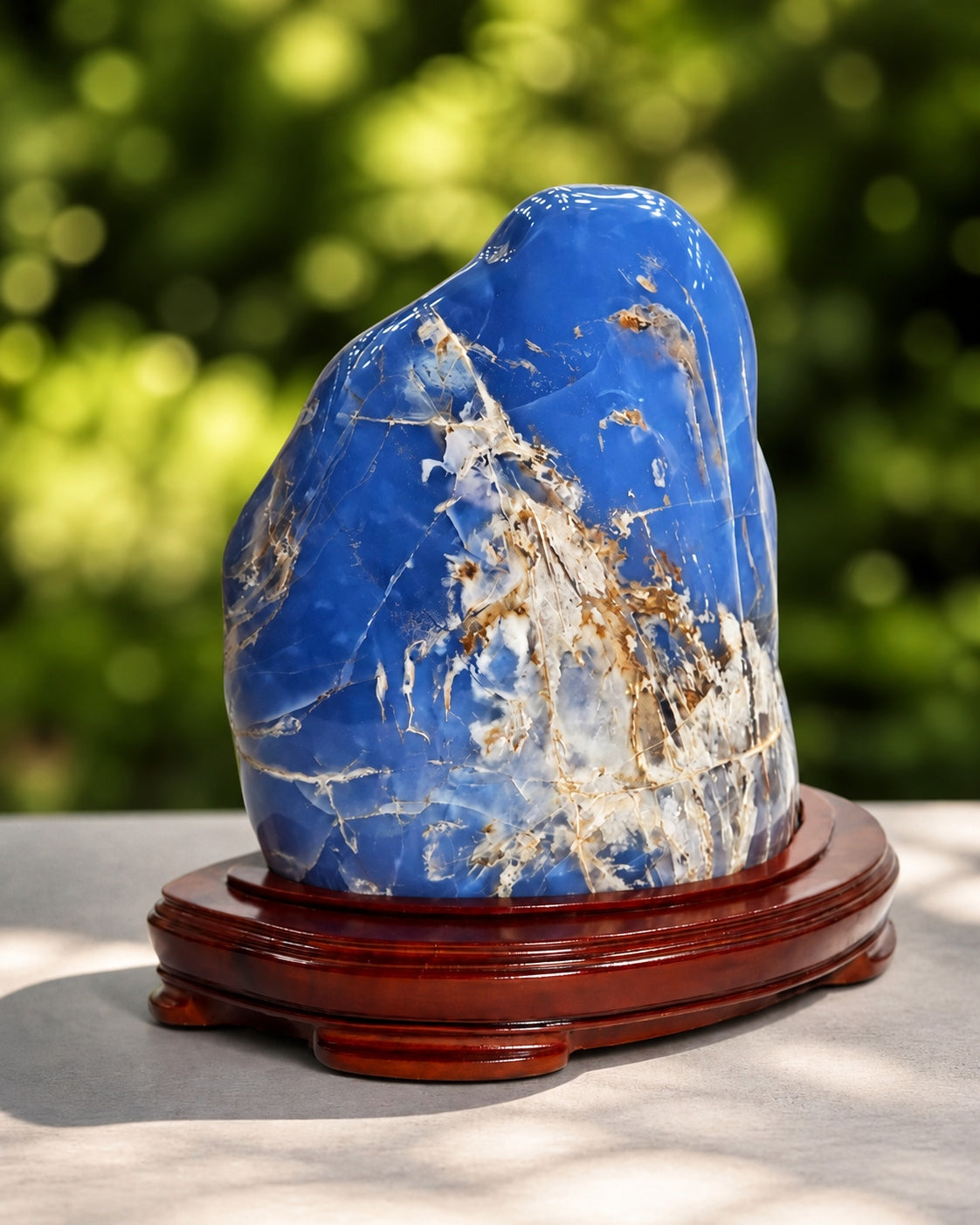 Blue Chalcedony Polished Stone