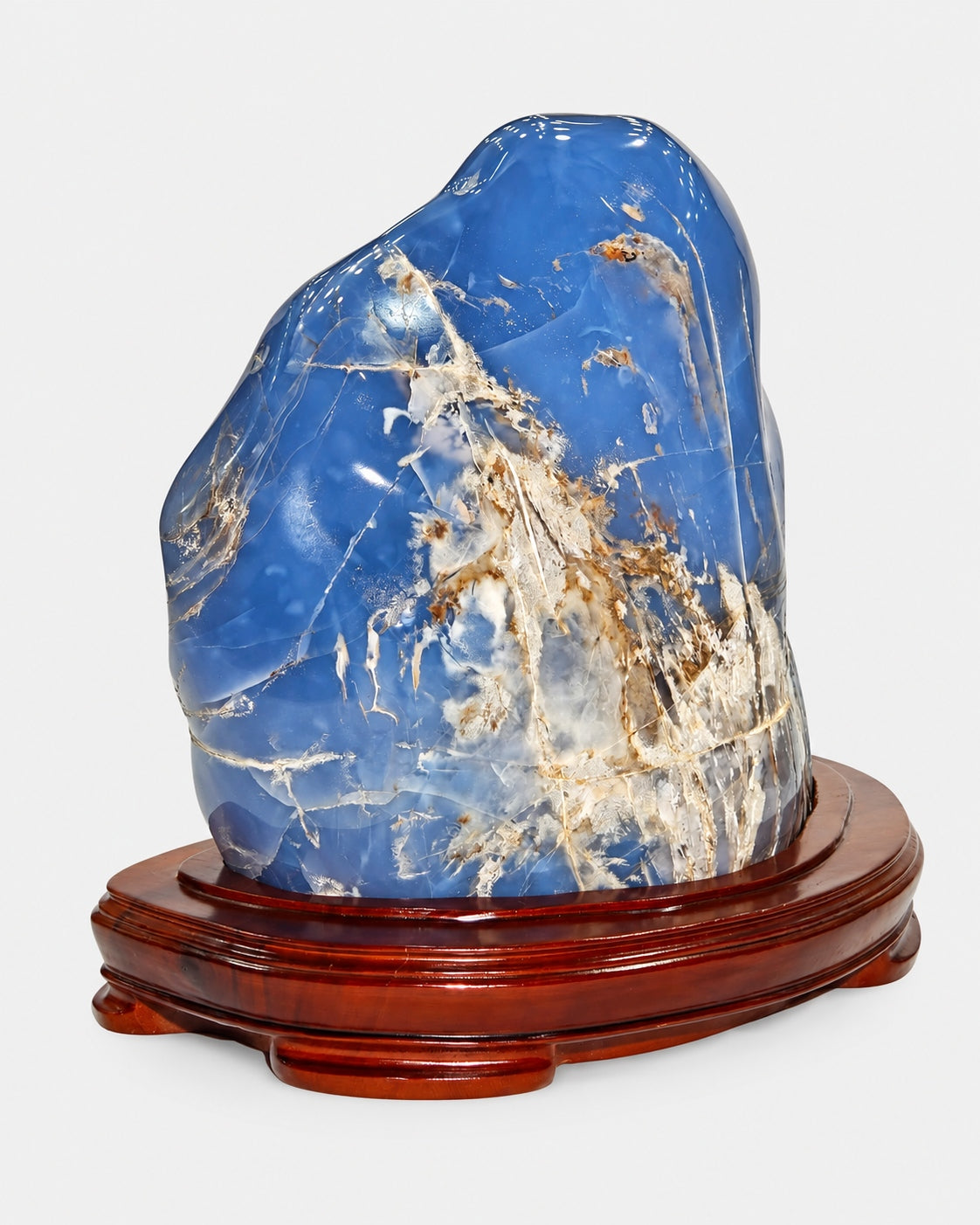 Blue Chalcedony Polished Stone
