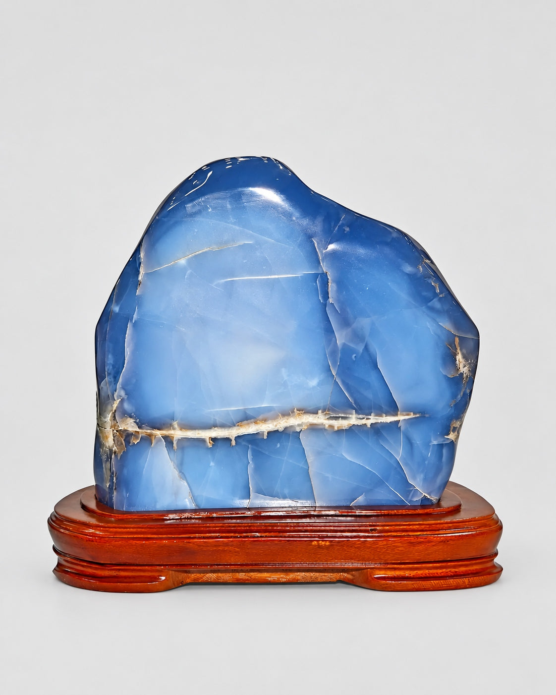 Blue Chalcedony Polished Stone