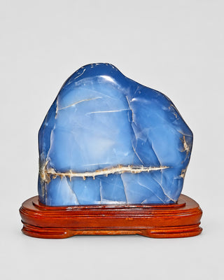 Blue Chalcedony Polished Stone